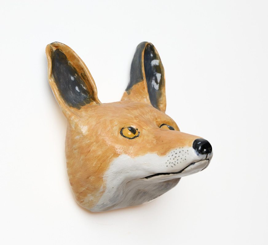 Pottery Felix the Fox Head
