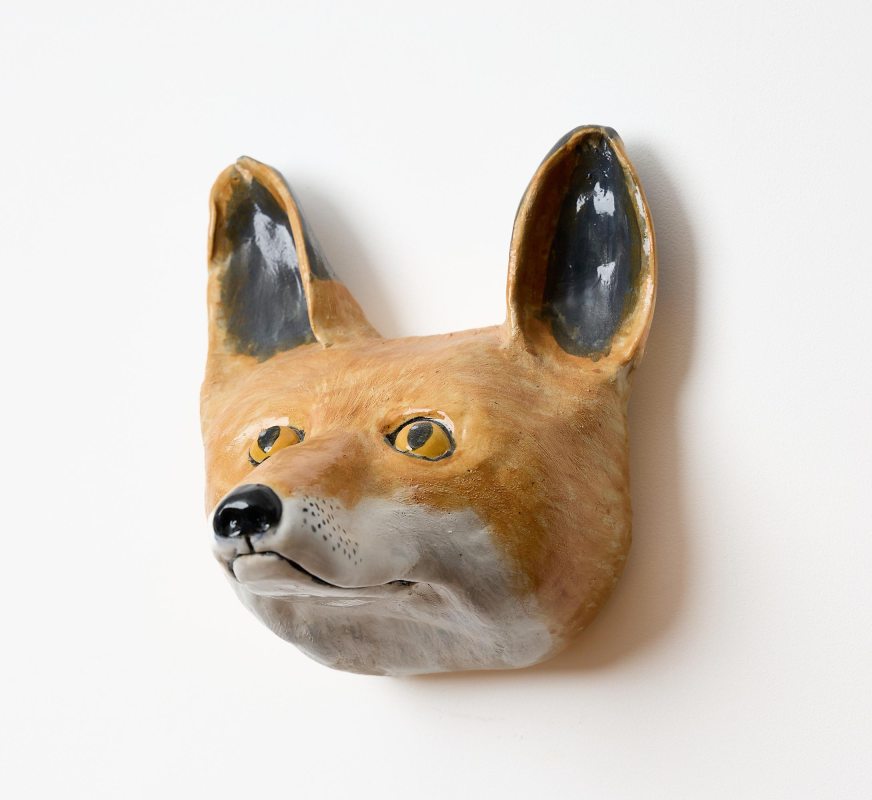 Pottery Felix the Fox Head