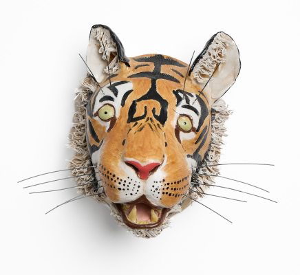Pottery Tigers Head